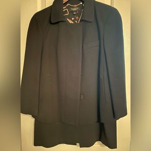 Talbots, 2 pc black skirt suit, size 8, EUC